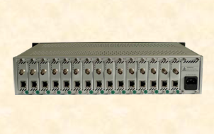 19” 2U 16槽有源插卡式机箱-DV2216